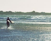Vazon Bay surfer